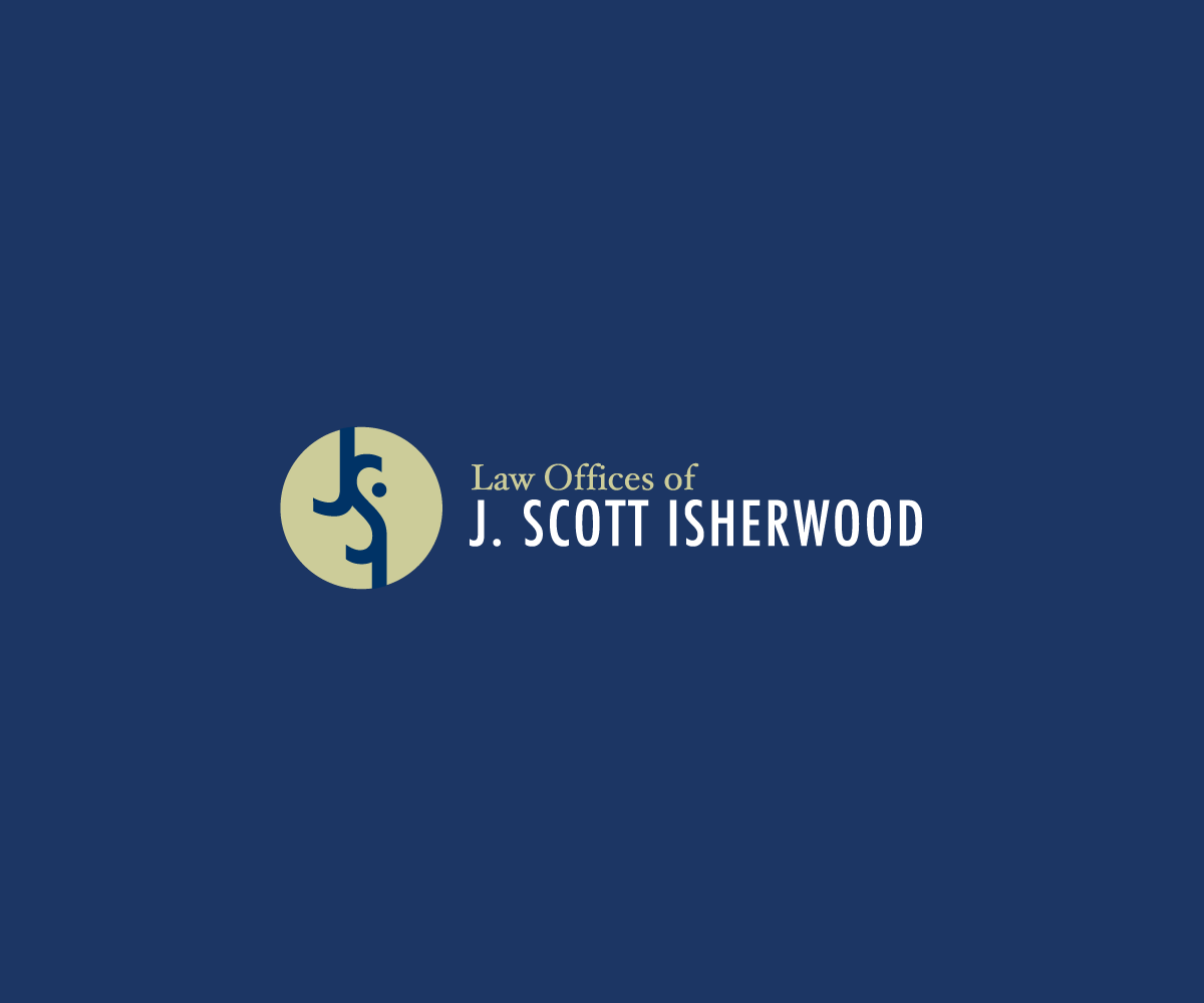 Logo-Design von Stacey Madrona für Law Offices of J. Scott Isherwood | Design #2347881