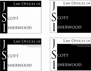 Logo-Design von J3Art&Design für Law Offices of J. Scott Isherwood | Design: #2279067
