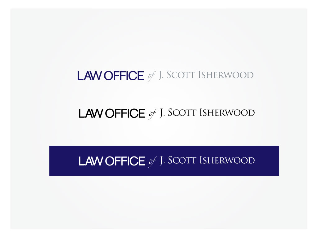 Diseño de Logo por AMBOGEStudios para Law Offices of J. Scott Isherwood | Diseño #2267224