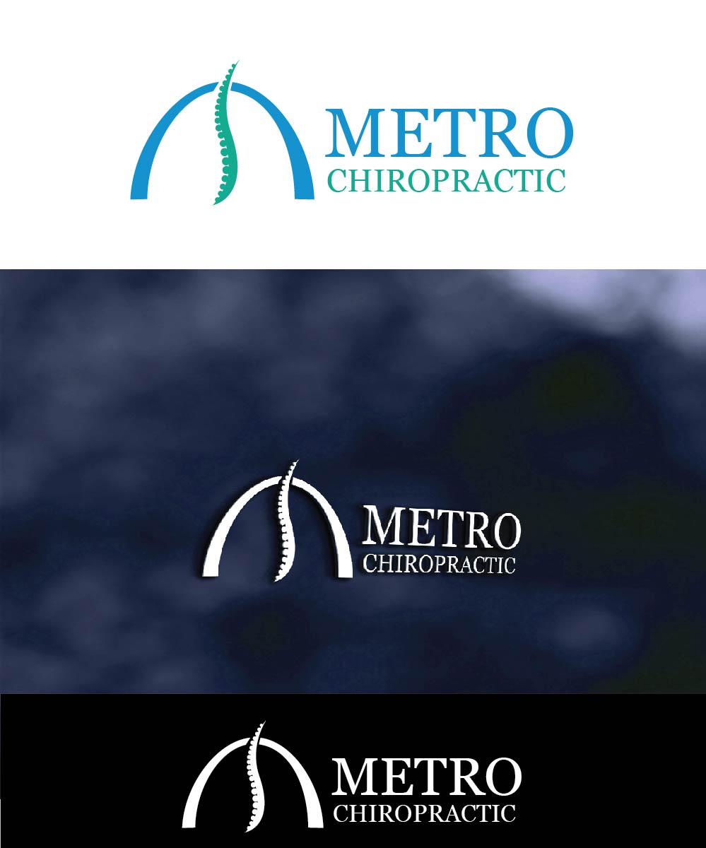 Logo-Design von joliau für Metro Chiropractic | Design #11350919
