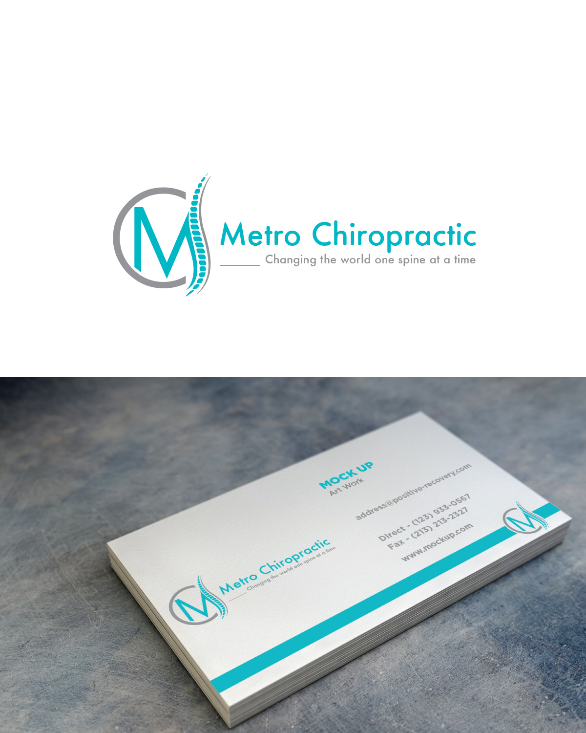 Design de Logo par Nadeem pour Metro Chiropractic | Design #11282841