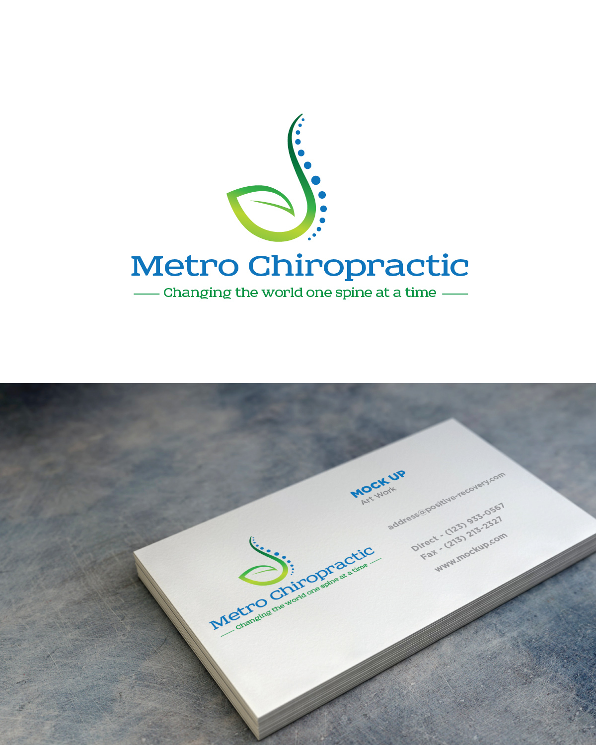 Design de Logo par Nadeem pour Metro Chiropractic | Design #11282842