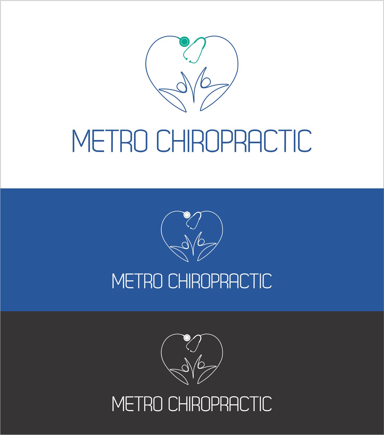 Logo-Design von DG für Metro Chiropractic | Design #11345118