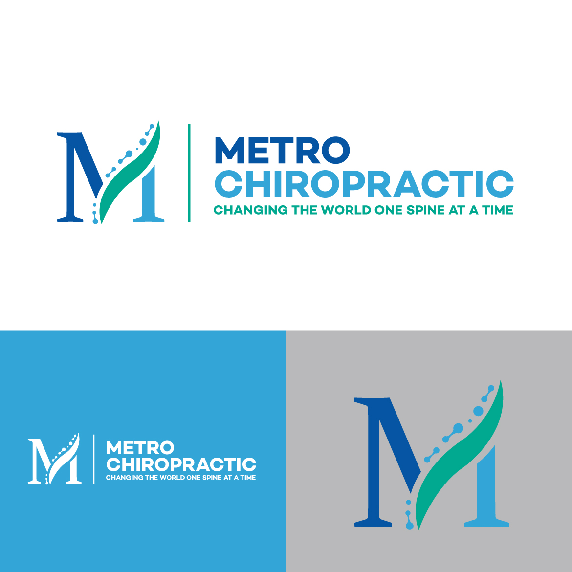 Logo Design by Harrys Ikhsan for Metro Chiropractic | Design #11372109