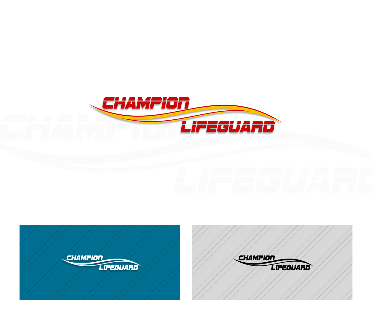 Logo Design by damian for Champion Lifeguard | Design #11048147