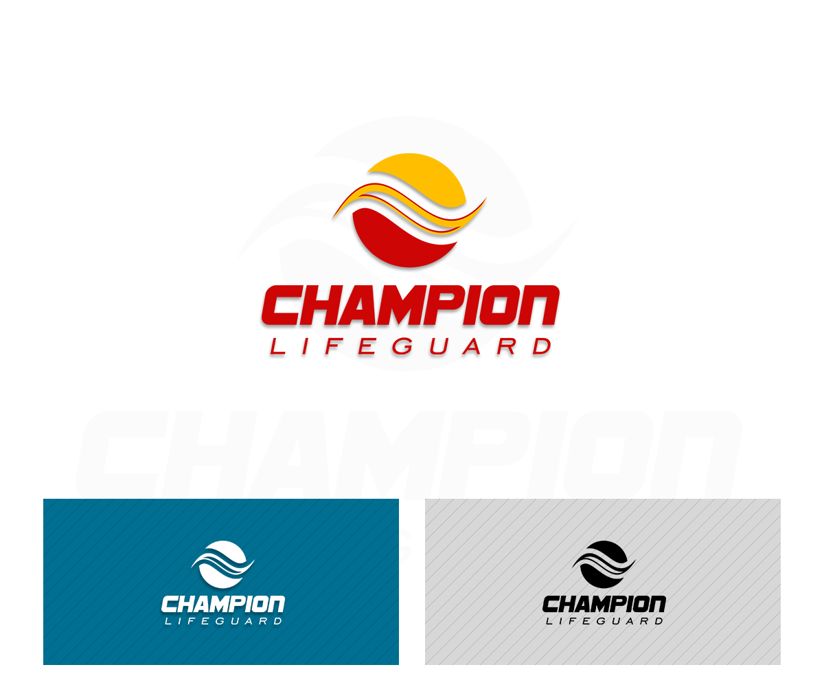 Logo Design by damian for Champion Lifeguard | Design #11048237