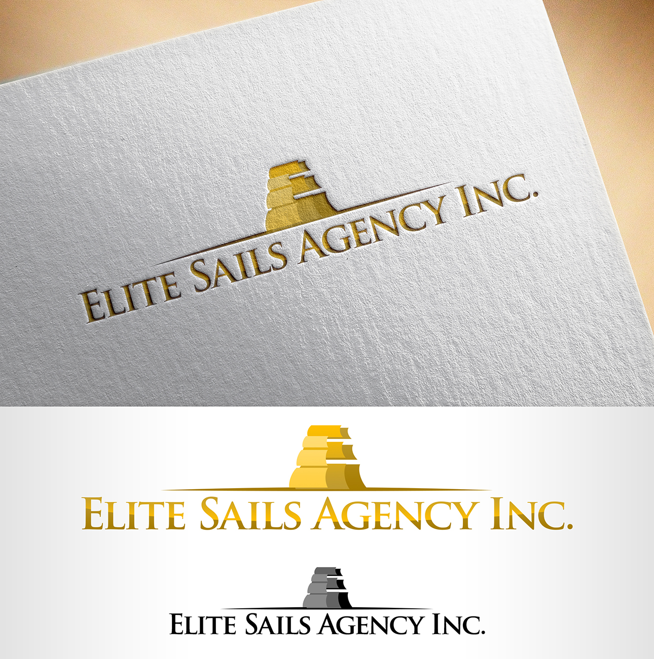 Logo Design by nivleik for Elite Sails Agency Inc. | Design #10990974