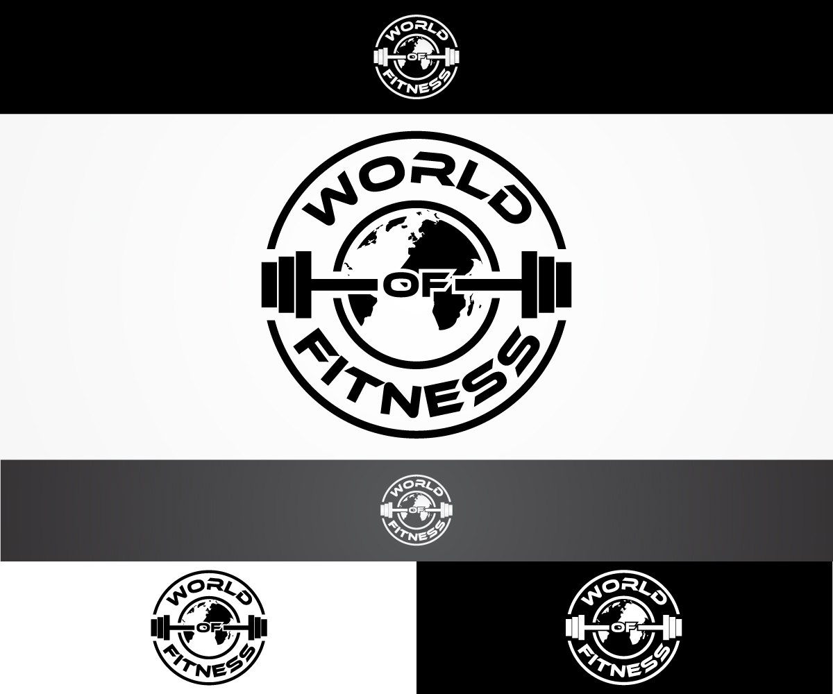 Logo Design by sangeloenriquez for world of fitness | Design #10969877