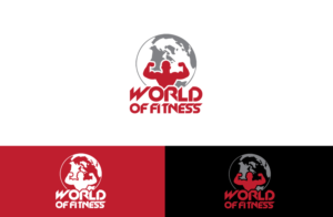 world of fitness  | Logo Design by GLDesigns