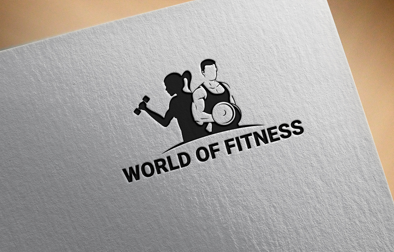 Diseño de Logo por MD Alamgir Hussain para world of fitness | Diseño #10970715