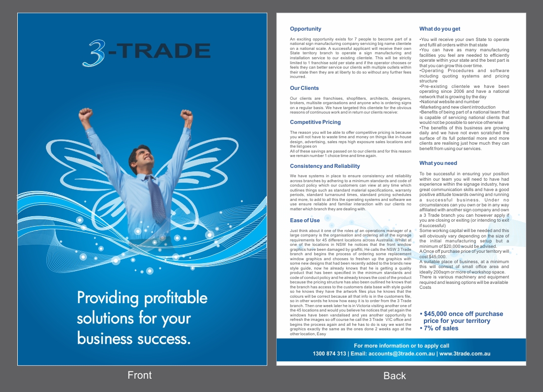 Brochure Design by Savitra for this project | Design #2330935
