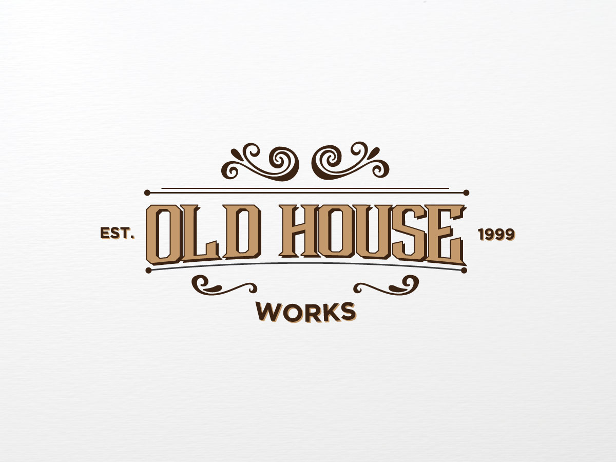 Logo Design by Lah-dee-dah for Old House Works | Design #10997612