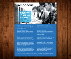 Flyer Design by Designers Hub for Respondus | Design: #10969779