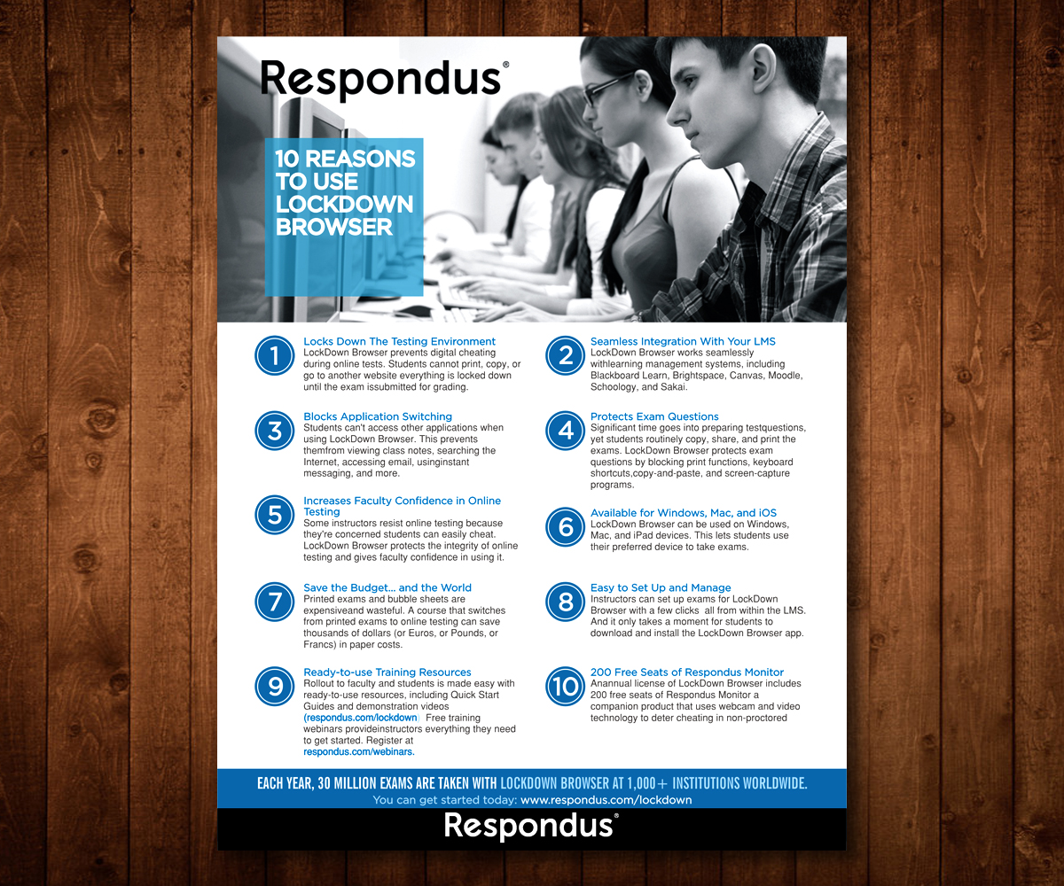 Flyer-Design von Designers Hub für Respondus | Design #10985876