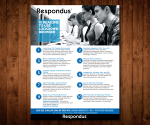 Flyer Design by Designers Hub for Respondus | Design: #10985876