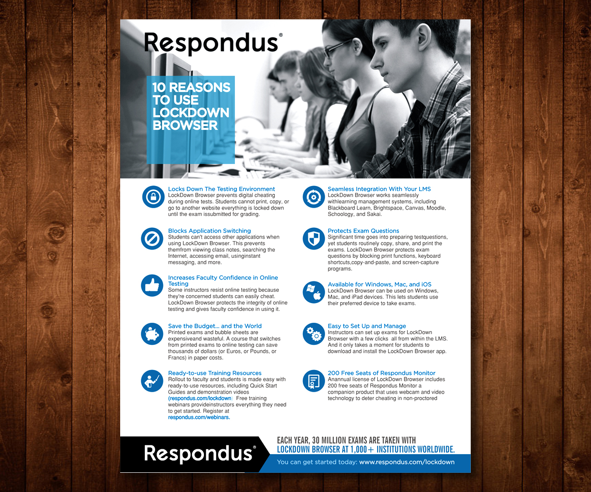 Flyer-Design von Designers Hub für Respondus | Design #10985878