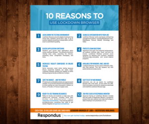 Flyer Design by Designers Hub for Respondus | Design: #10997208