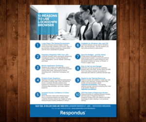 Flyer Design by Designers Hub for Respondus | Design: #11020979
