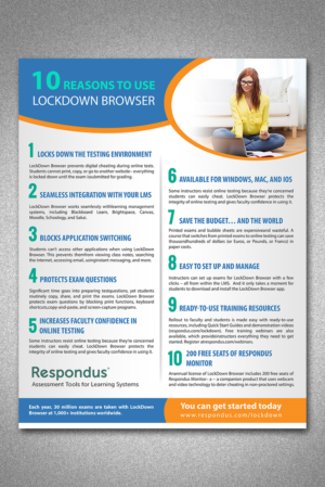 Flyer Design by Deepak_9_Malhotra for Respondus | Design: #10997516