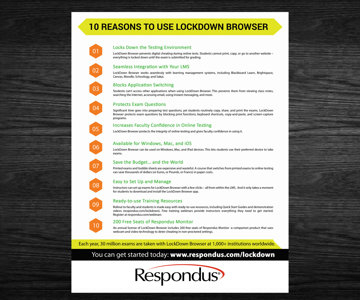 Flyer Design by Venkat for Respondus | Design #11007633