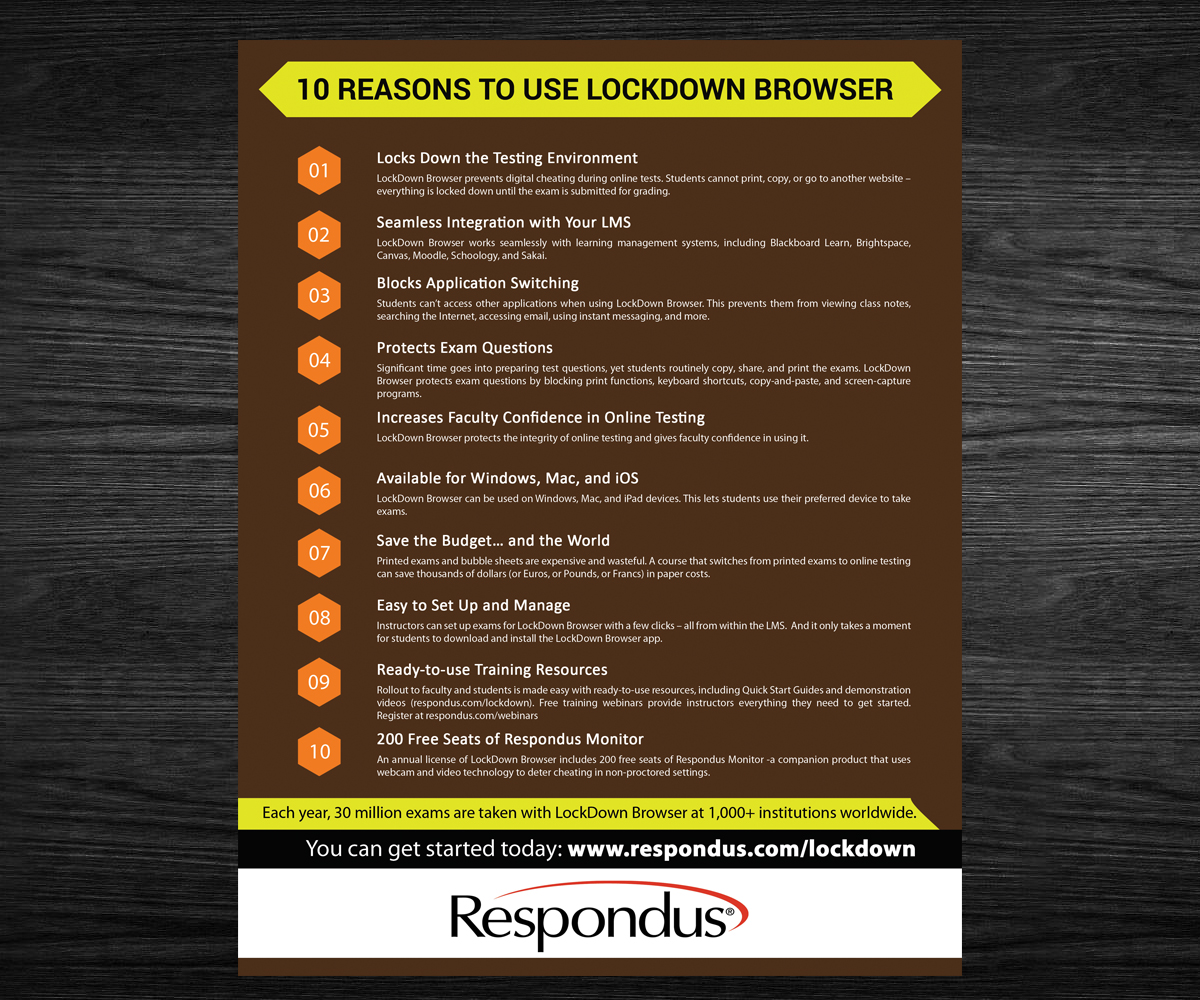 Flyer Design by Venkat for Respondus | Design #11007635