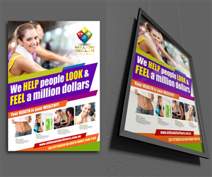 Million Dollar Fitness | Diseño de Póster por Hendrik