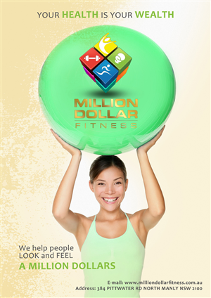 Million Dollar Fitness | Diseño de Póster por D-Design