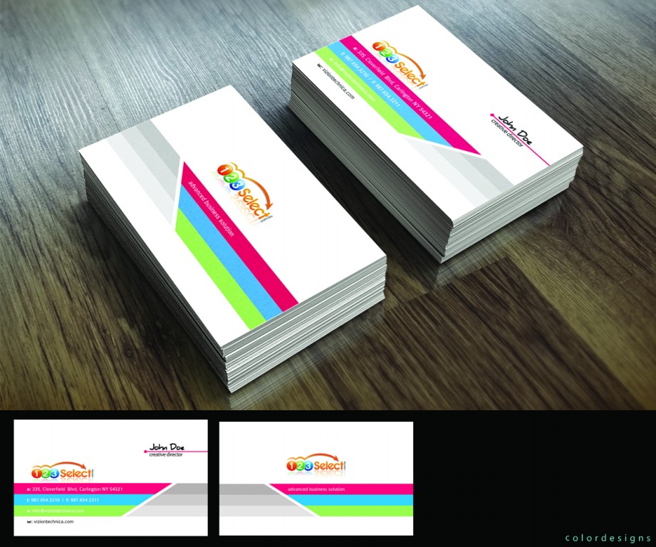 Business Card Design by colordesigns for this project | Design #2283227