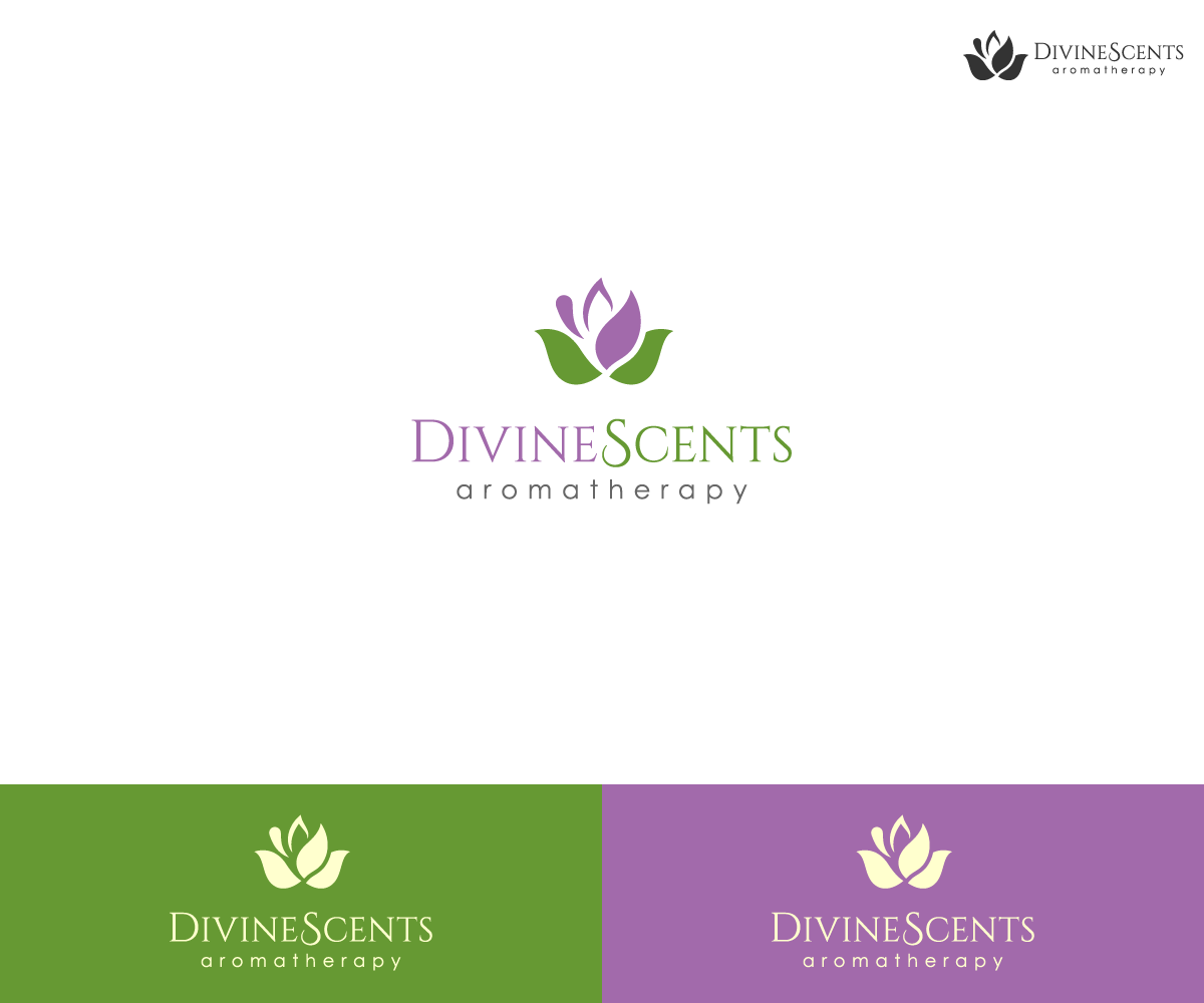Logo Design by Maxx for Divine Scents Aromatherapy | Design: #11237518