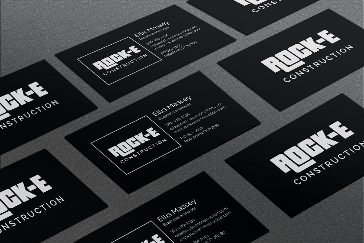 Diseño de Tarjeta de Presentación por JK18 para Rock-E Construction | Diseño #10978974