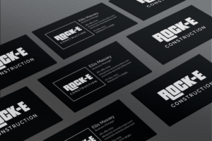Business Card Design by JK18 for Rock-E Construction | Design: #10978974