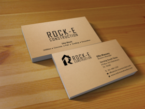 Business Card Design by Creations Box 2015 for Rock-E Construction | Design: #10985771
