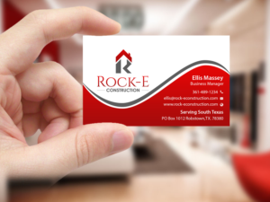 Business Card Design by Creations Box 2015 for Rock-E Construction | Design: #10985774
