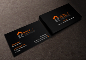 Business Card Design by Creations Box 2015 for Rock-E Construction | Design: #10985790