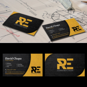 Business Card Design by Graphic Glory for Rock-E Construction | Design: #10969789