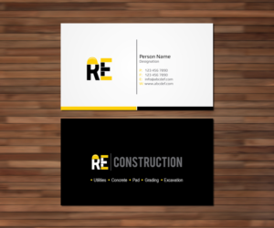 Business Card Design by 3Guys for Rock-E Construction | Design: #10987324