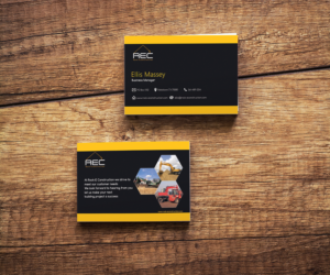 Business Card Design by Muhamad Mousa for Rock-E Construction | Design: #11019248
