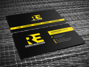 Business Card Design by SyncFuse™ Solutions for Rock-E Construction | Design #10968895