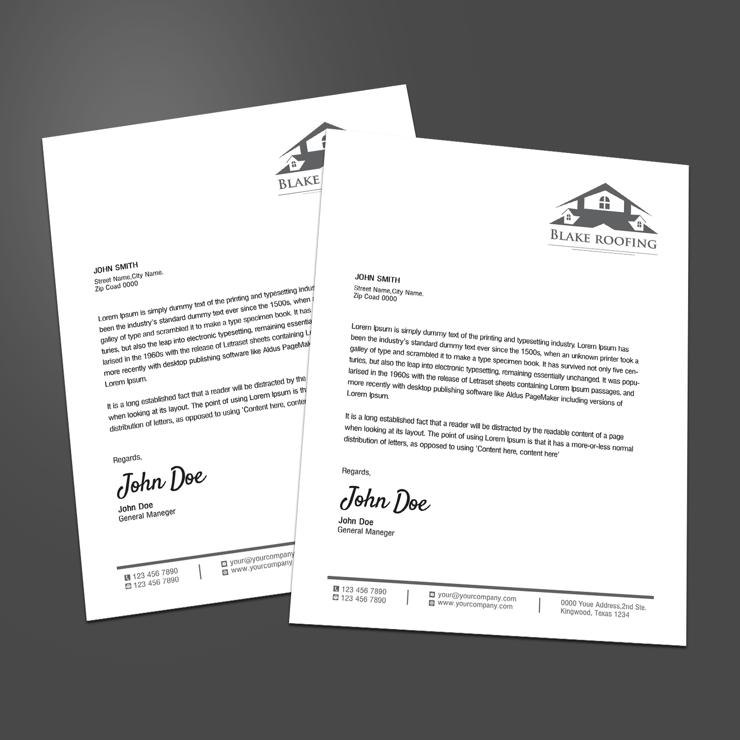 Letterhead Design by SL Designer for this project | Design #10979337