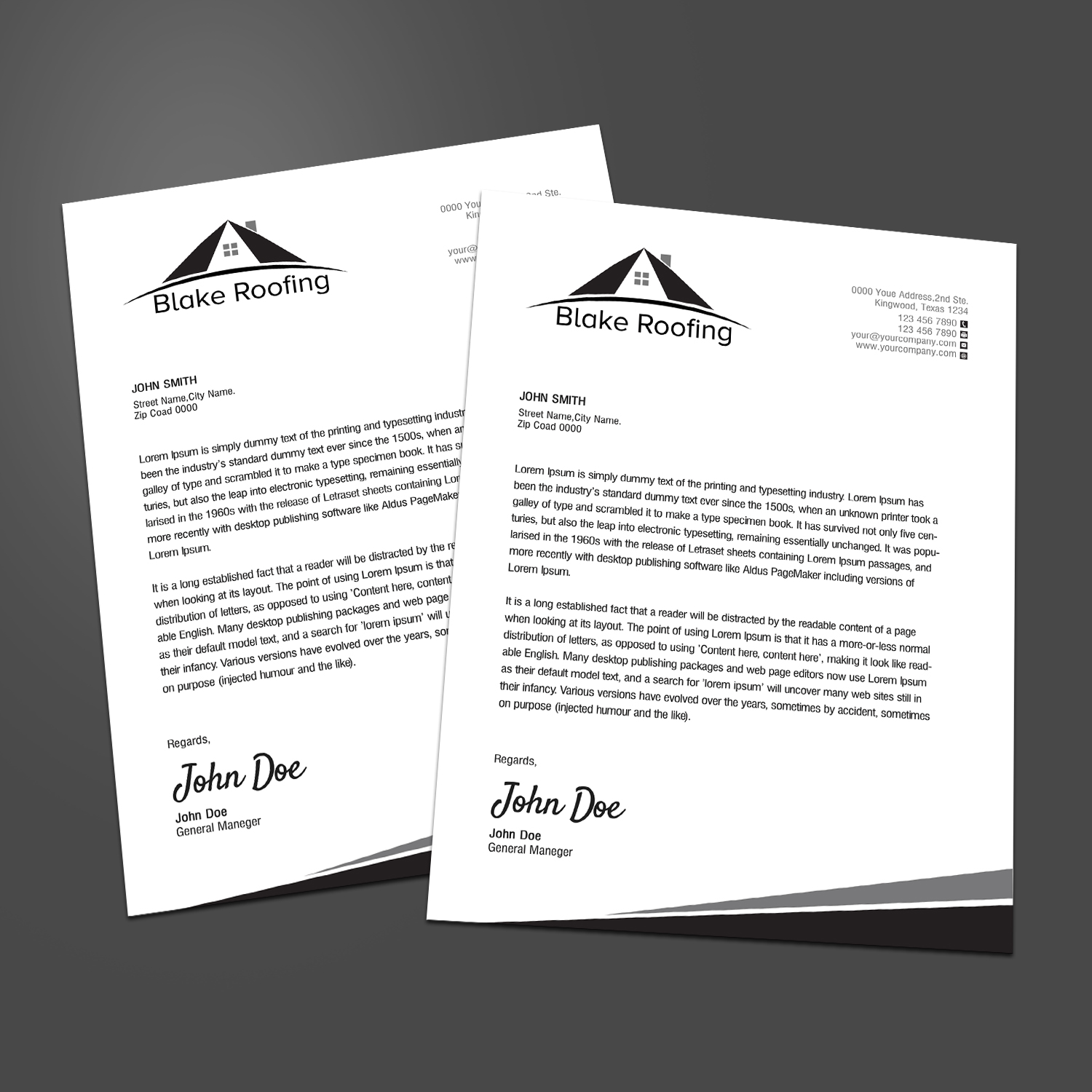 Letterhead Design by SL Designer for this project | Design #10979338