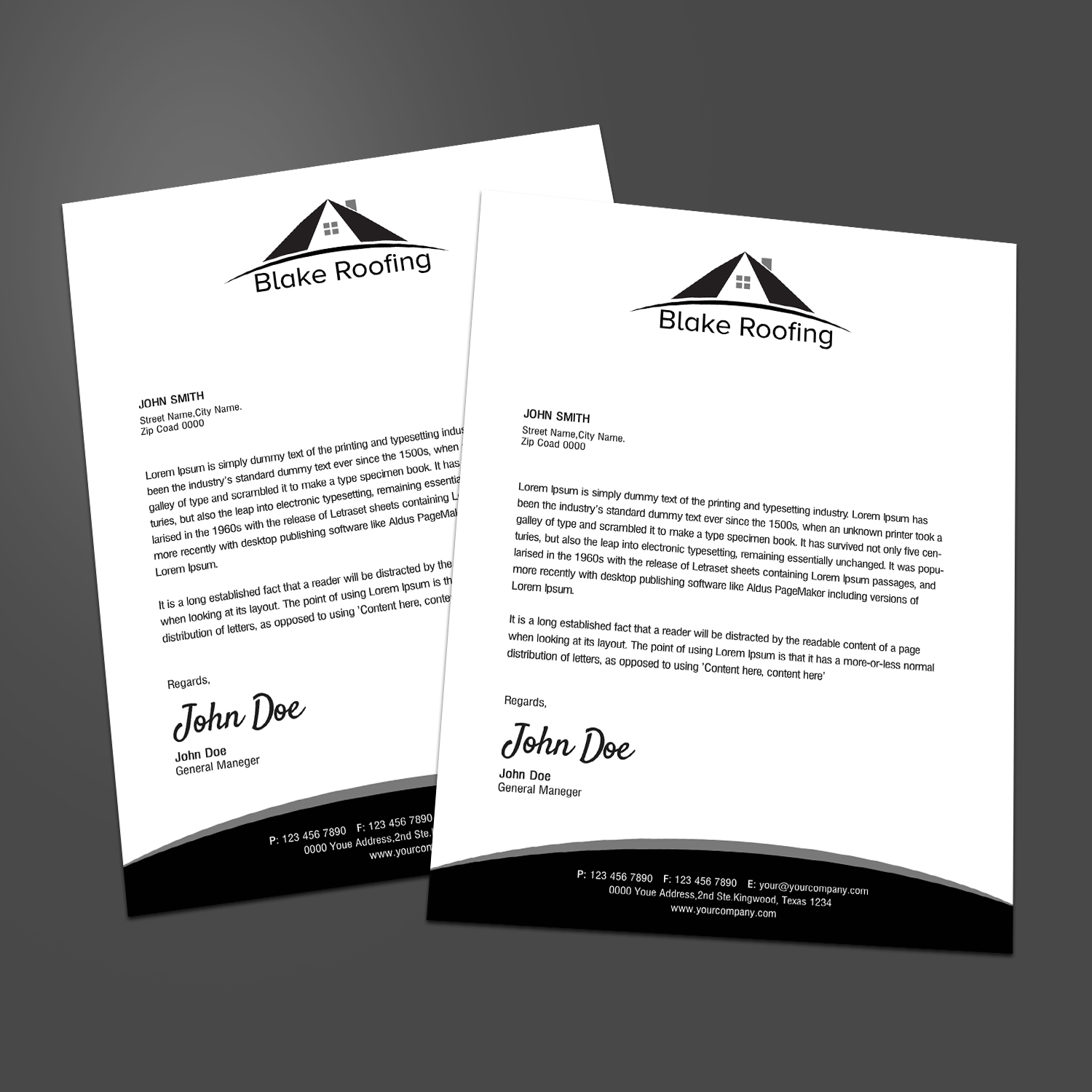Letterhead Design by SL Designer for this project | Design #10979340