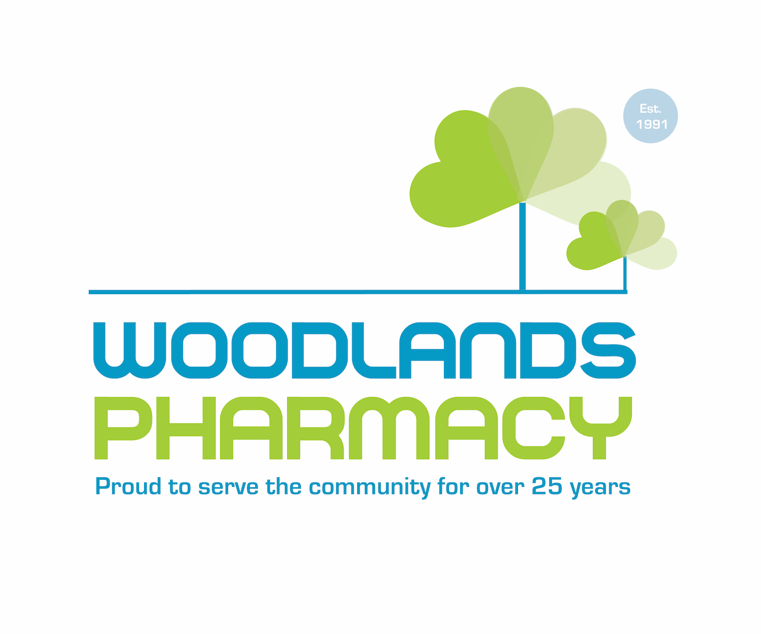 Logo Design by Jelly Squid Design  for Woodlands Pharmacy | Design #10986641