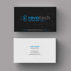 Design de Carte de Visite par INDIAN_Ashok pour Revotech Networks Ltd. | Design : #11021774