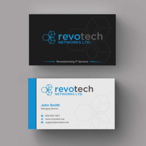 Design de Carte de Visite par INDIAN_Ashok pour Revotech Networks Ltd. | Design : #11021775