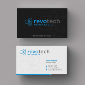 Design de Carte de Visite par INDIAN_Ashok pour Revotech Networks Ltd. | Design : #11021776