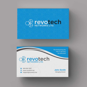 Design de Carte de Visite par INDIAN_Ashok pour Revotech Networks Ltd. | Design : #11021808