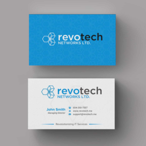 Design de Carte de Visite par INDIAN_Ashok pour Revotech Networks Ltd. | Design : #11021811