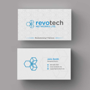 Design de Carte de Visite par INDIAN_Ashok pour Revotech Networks Ltd. | Design : #11021818