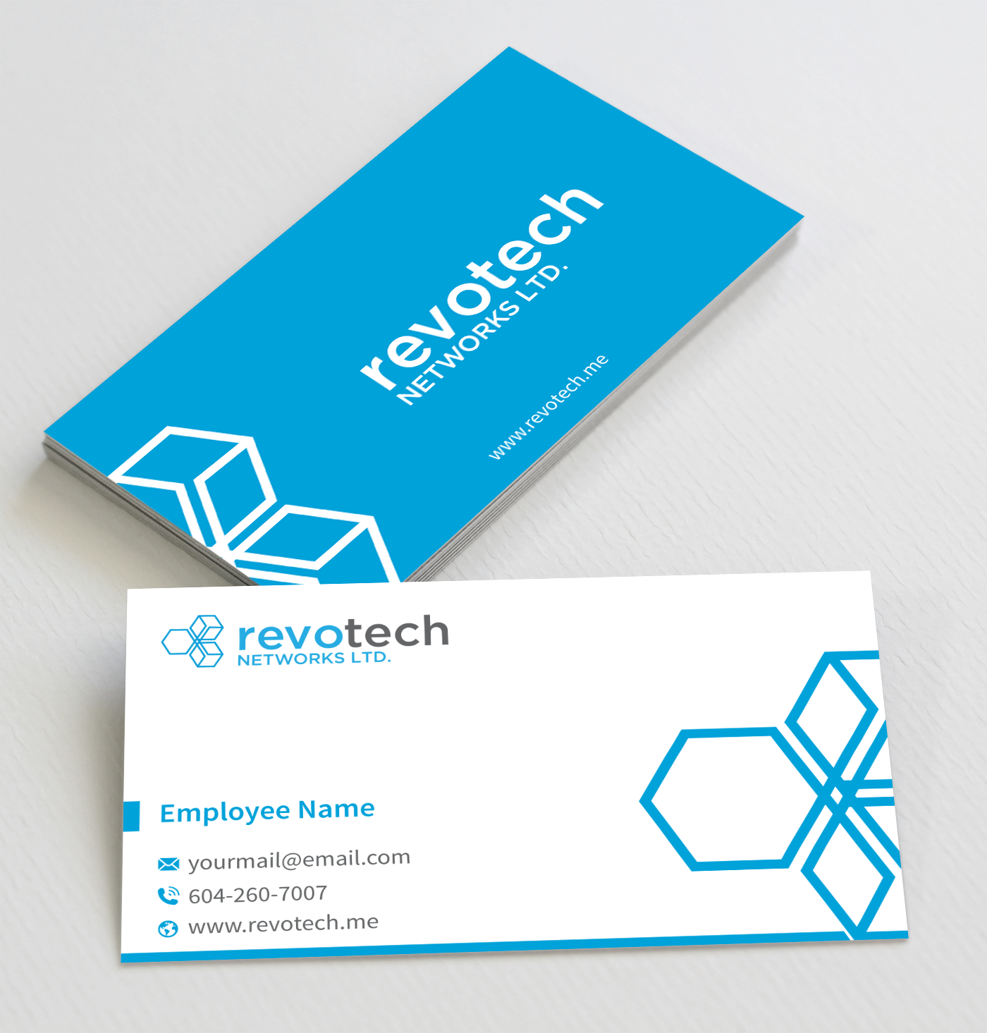 Business Card Design by toyz86 for Revotech Networks Ltd. | Design #10974646