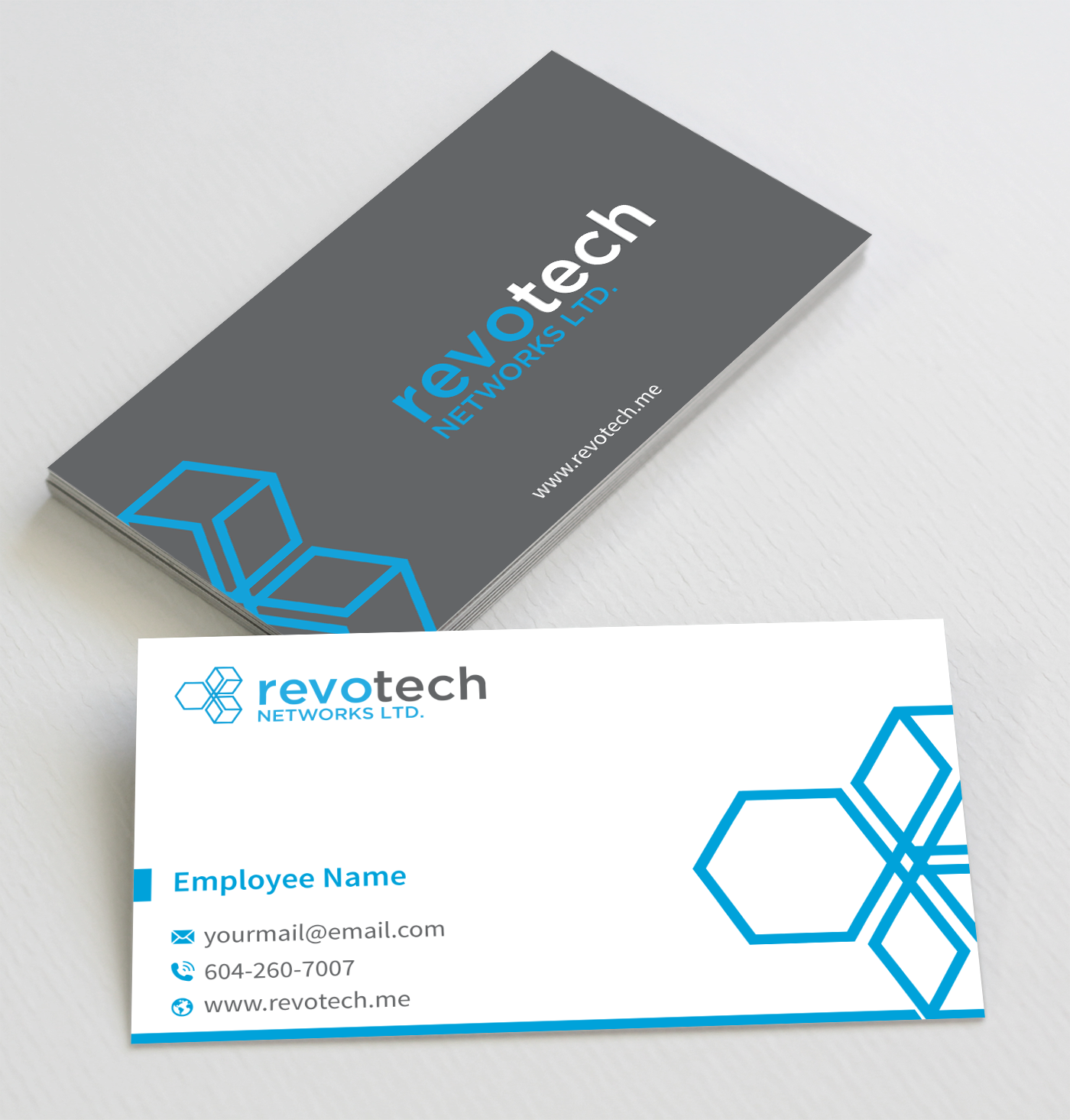 Business Card Design by toyz86 for Revotech Networks Ltd. | Design #10974647